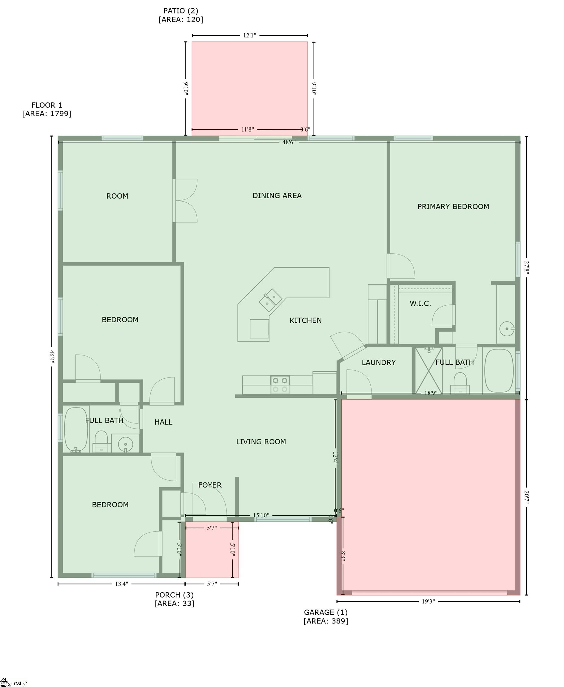 Greer, South Carolina 29650, United States, 3 Bedrooms Bedrooms, ,2 BathroomsBathrooms,Residential,Contingent,14698