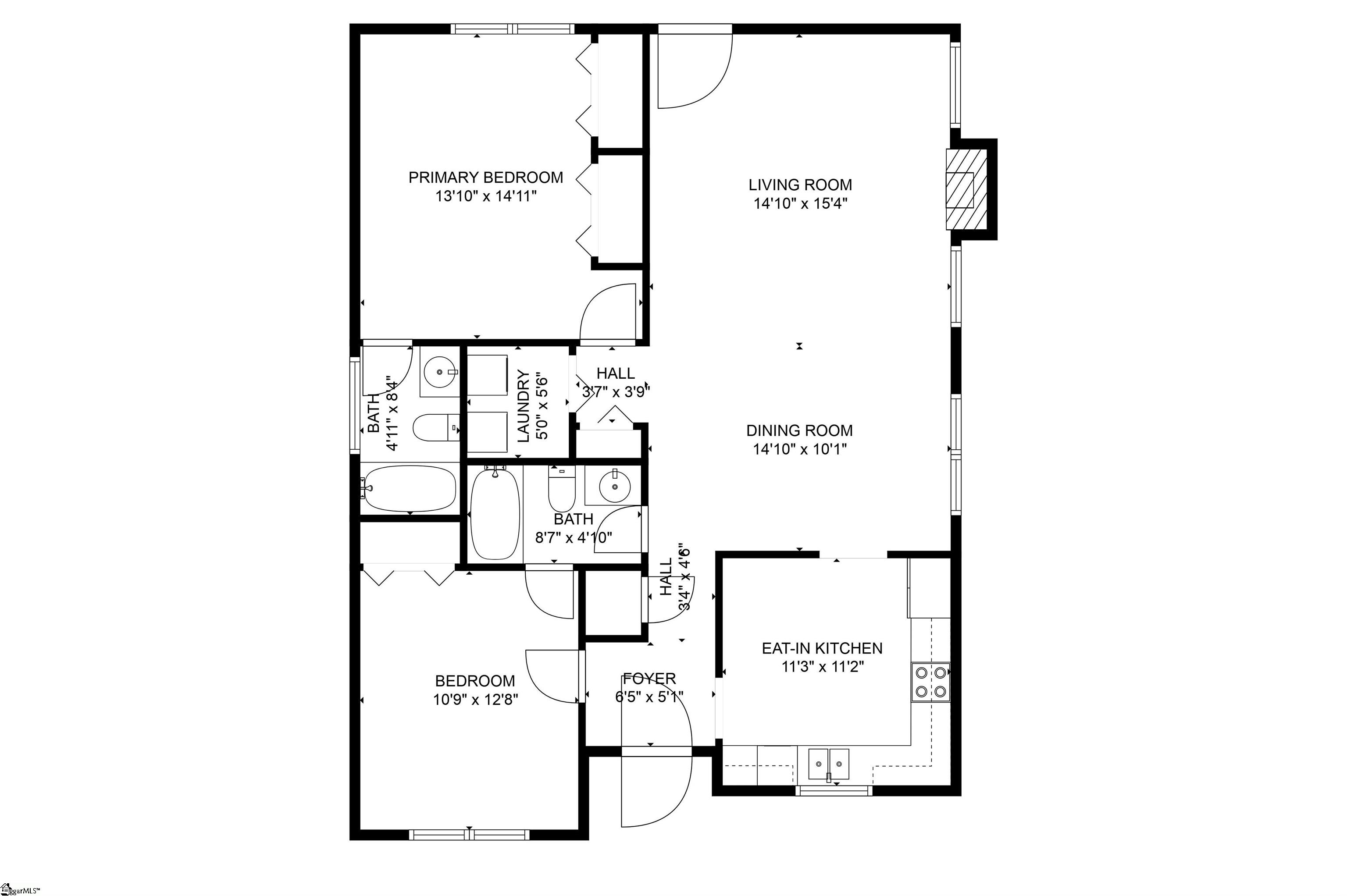 Mauldin, South Carolina 29662, United States, 2 Bedrooms Bedrooms, ,2 BathroomsBathrooms,Residential,Pending,35464