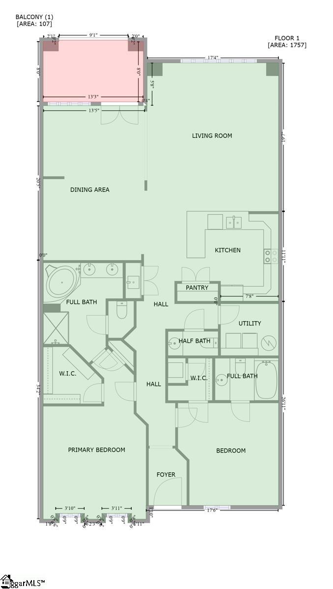 Greenville, South Carolina 29601, United States, 2 Bedrooms Bedrooms, ,3 BathroomsBathrooms,Residential,Contingent,28080