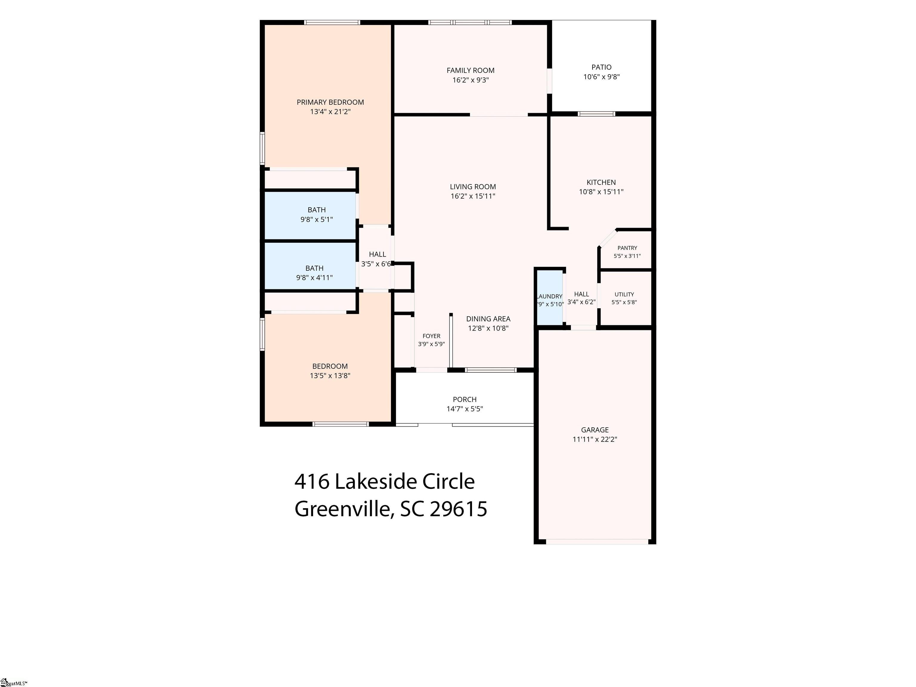 416 Lakeside Circle