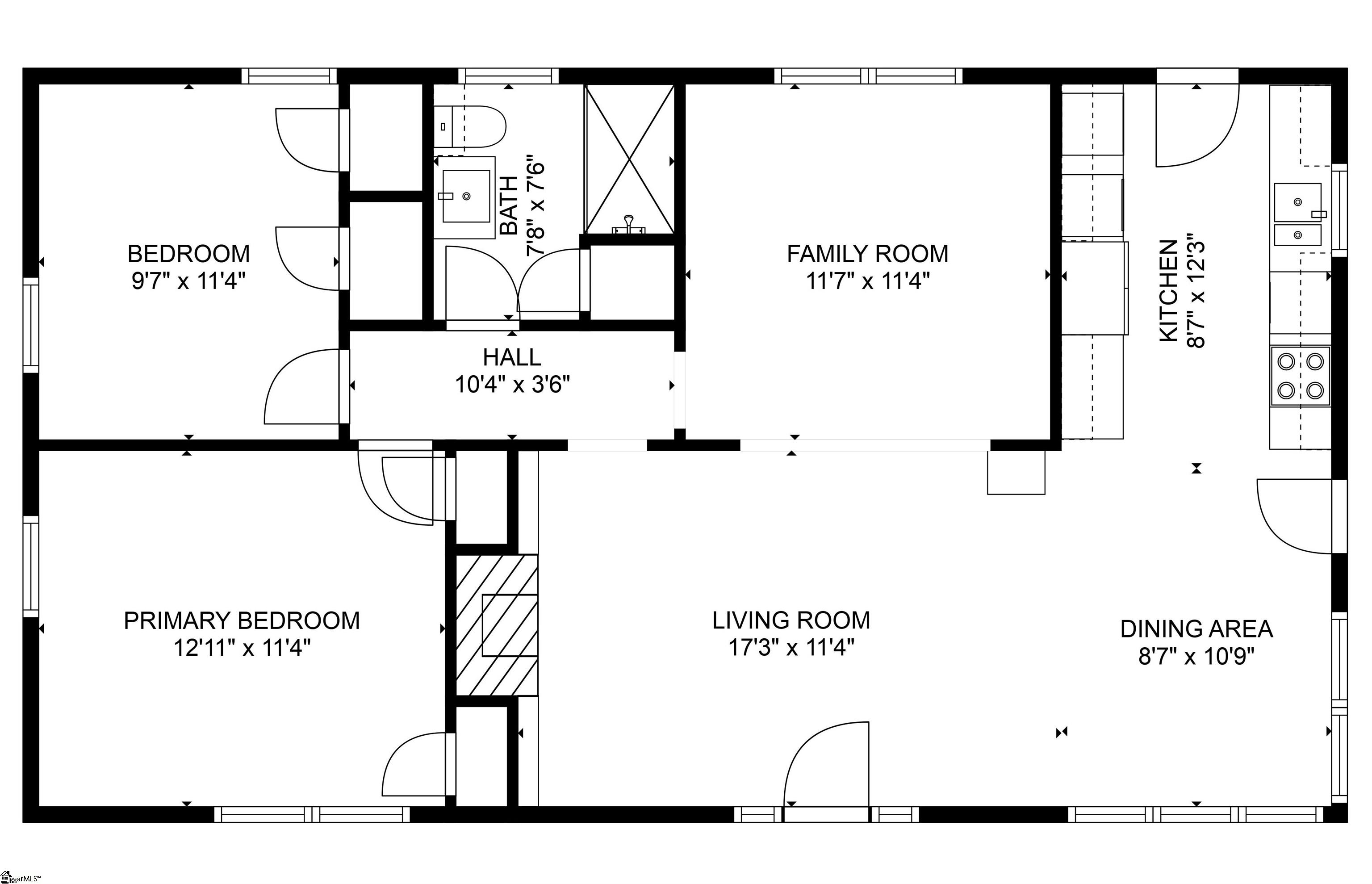 Greenville, South Carolina 29607, United States, 2 Bedrooms Bedrooms, ,1 BathroomBathrooms,Residential,Active,181552