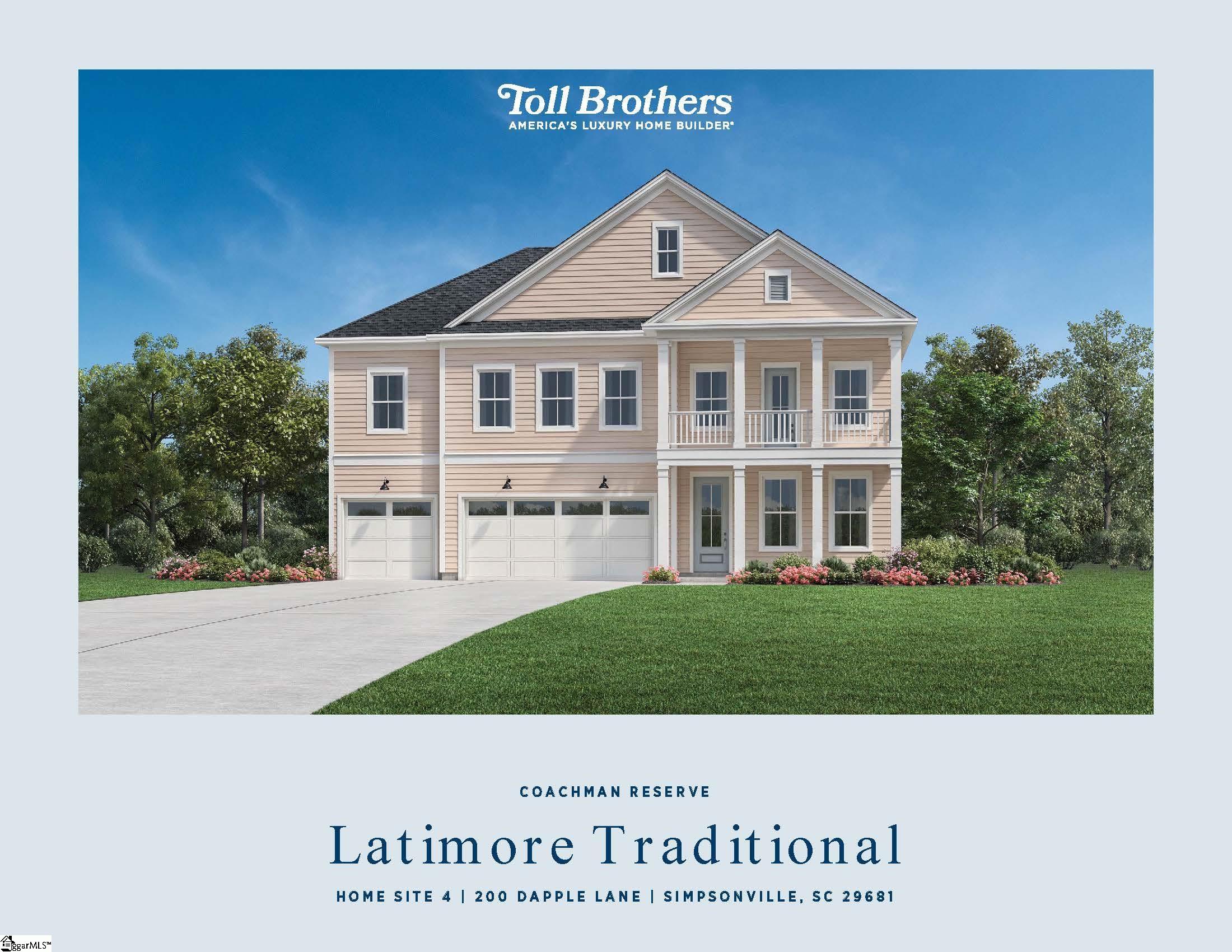 200 Dapple Lane Lot 4 Latimore Traditional