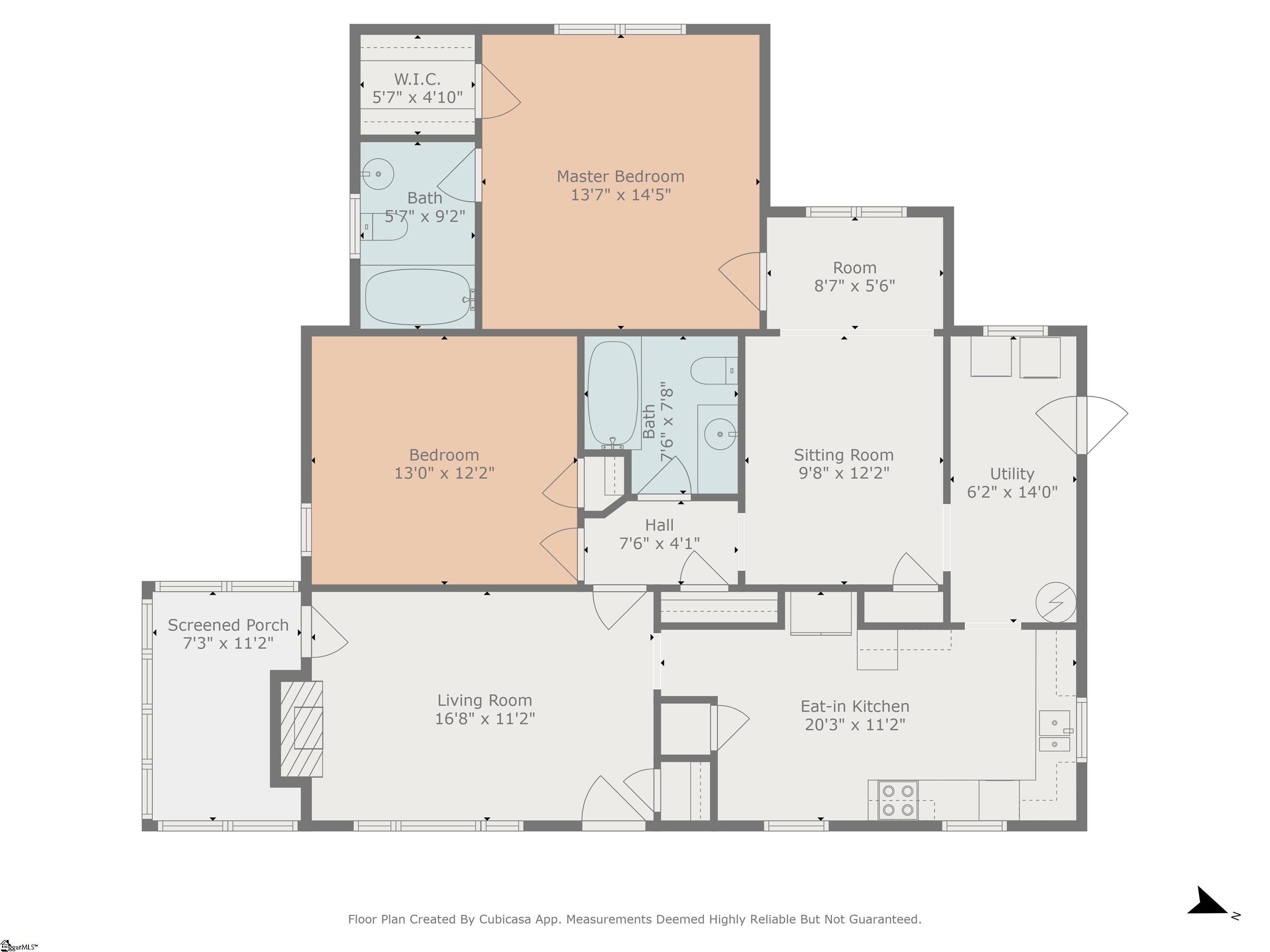 Greenville, South Carolina 29611, United States, 2 Bedrooms Bedrooms, ,2 BathroomsBathrooms,Residential,Contingent,91477