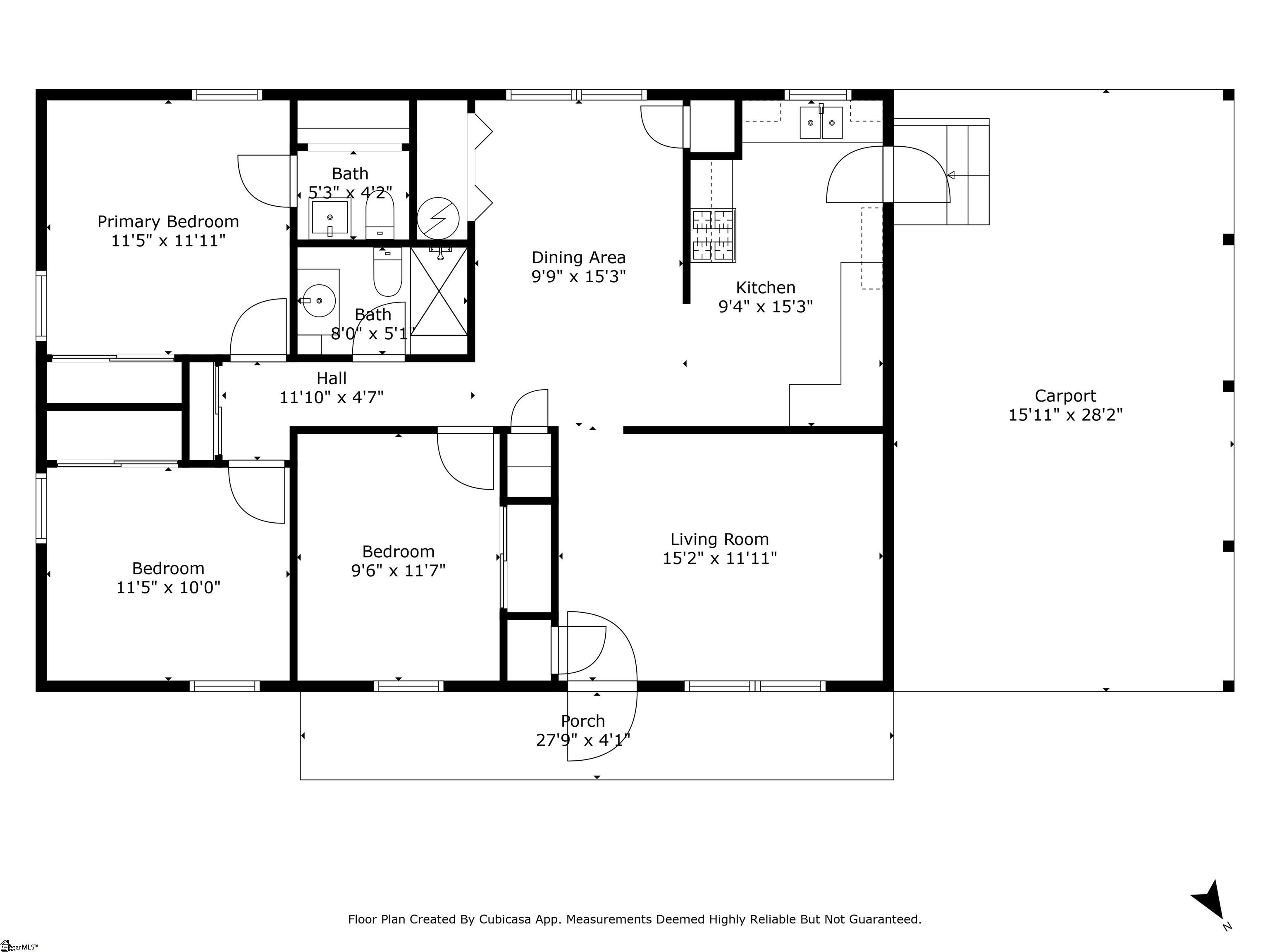 Moore, South Carolina 29369, United States, 3 Bedrooms Bedrooms, ,2 BathroomsBathrooms,Residential,Active,122963