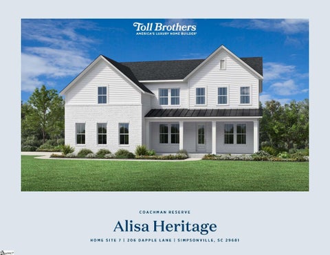 Photo of 215 Dapple Lane Lot 7 Alisa Heritage #Lot 7 Alisa Heritage, Simpsonville, SC 29681 (MLS # 1605019)