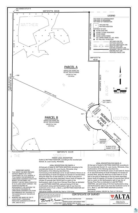 Tiny photo for 452 Norway Pines Place, Hermantown, MN 55811 (MLS # 6117758)