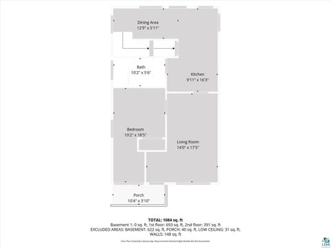 Tiny photo for 726 Summitt St, Eveleth, MN 55734 (MLS # 6124023)
