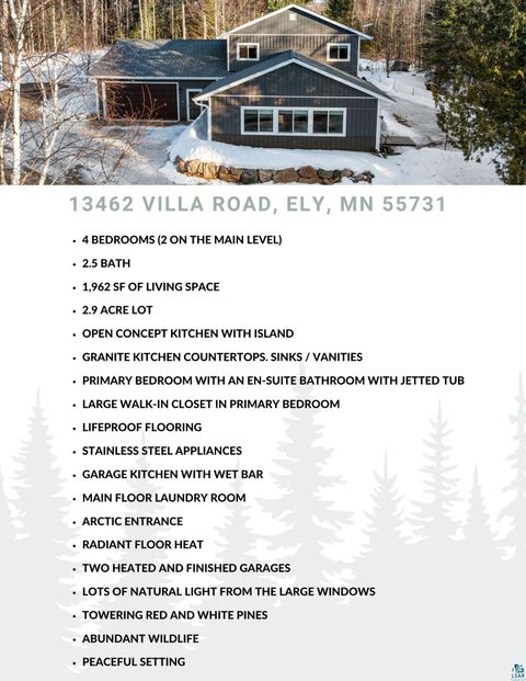 Tiny photo for 13462 Villa Rd, Ely, MN 55731 (MLS # 6124112)