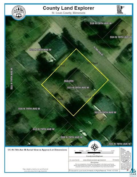 Tiny photo for 513 N 78th Ave W Ave, Duluth, MN 55807 (MLS # 6124776)