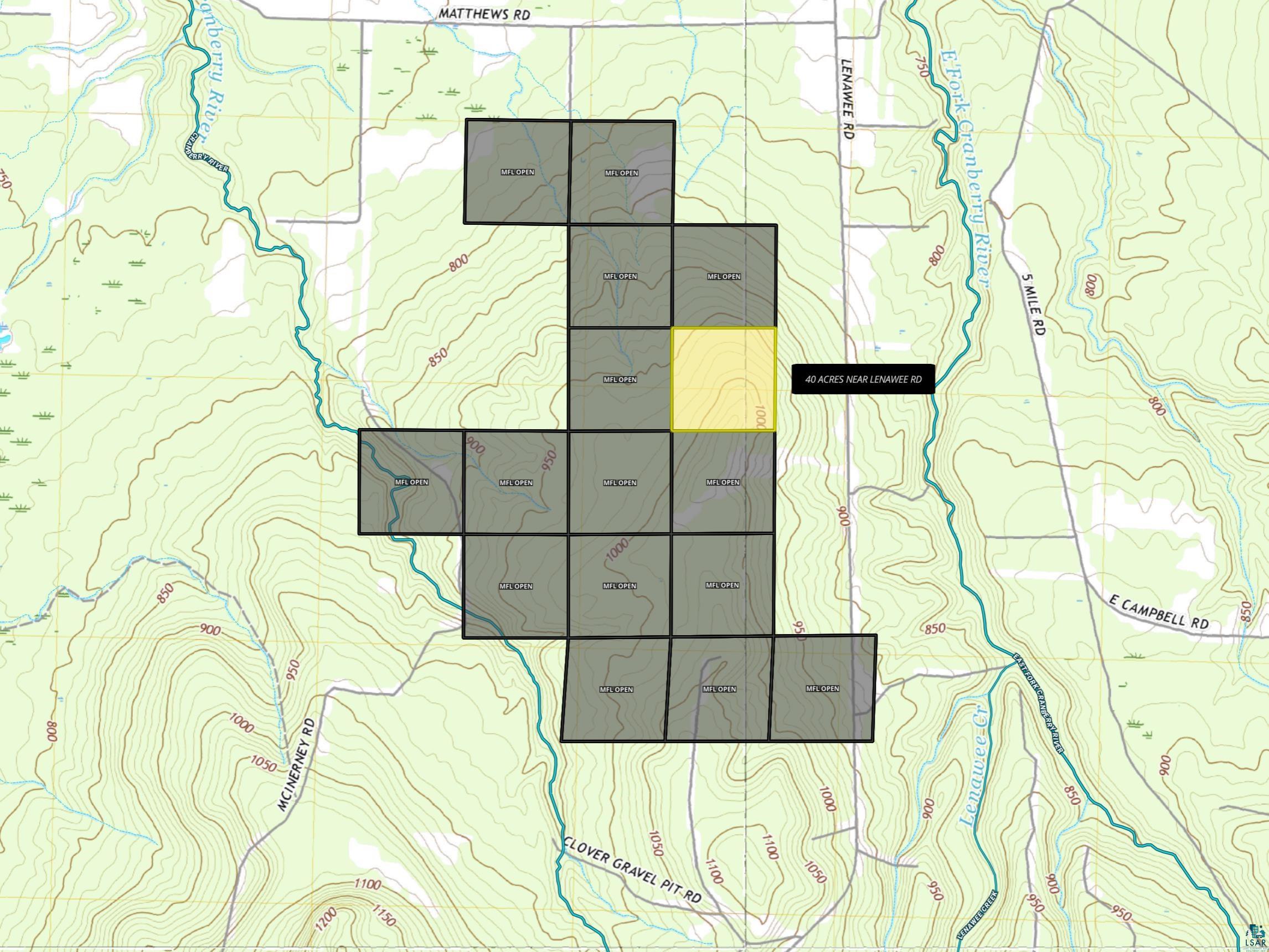 40 Acres near Lenawee Rd