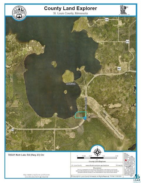 Tiny photo for 21 Nett Lake Rd, Orr, MN 55771 (MLS # 6124240)