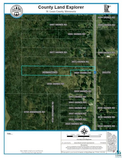 Tiny photo for 3969 Haines Rd, Hermantown, MN 55811 (MLS # 6123776)