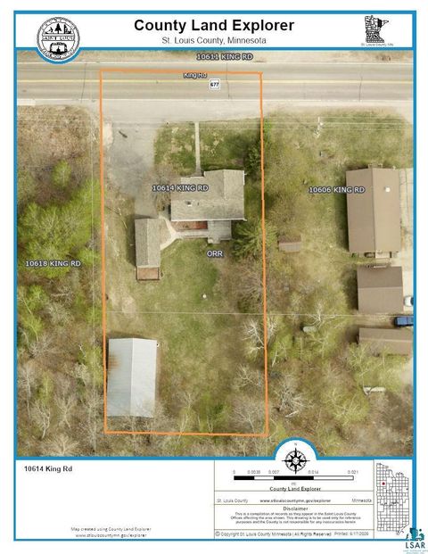 Tiny photo for 10614 King Rd, Orr, MN 55771 (MLS # 6126265)