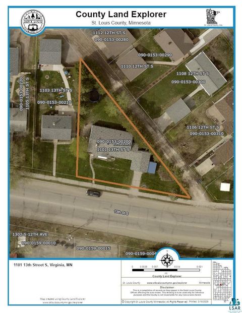 Tiny photo for 1101 13th St. South St, Virginia, MN 55792 (MLS # 6124122)