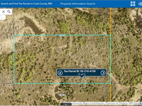 Tiny photo for XYZ Caspers Hill Rd, Grand Marais, MN 55604 (MLS # 6126001)