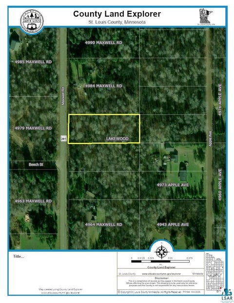 Tiny photo for xxx Maxwell Rd, Duluth, MN 55803 (MLS # 6127836)