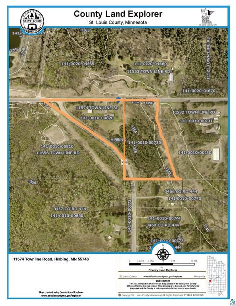 Tiny photo for 11574 Townline Rd, Hibbing, MN 55746 (MLS # 6124919)