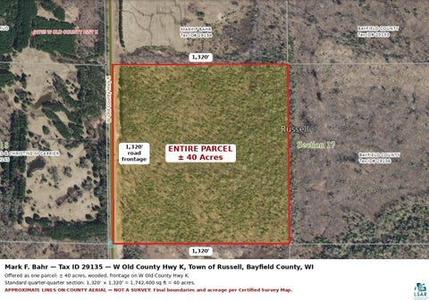 Tiny photo for 91 W Old County Hwy K, Bayfield, WI 54814 (MLS # 6128215)