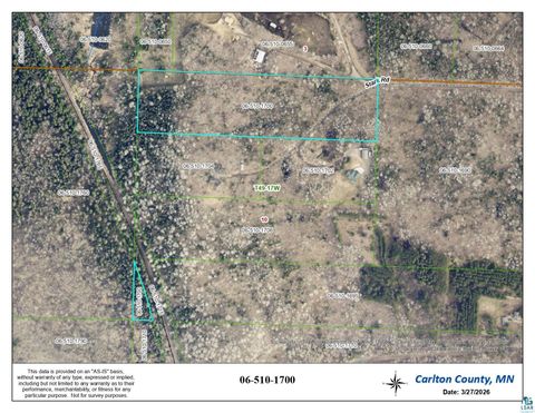 Tiny photo for xxx Stark Rd, Cloquet, MN 55720 (MLS # 6124241)