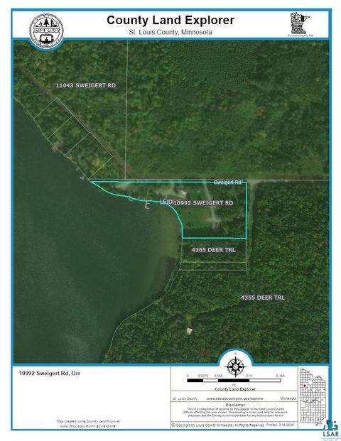 Tiny photo for 10992 Sweigert Rd, Orr, MN 55771 (MLS # 6124107)