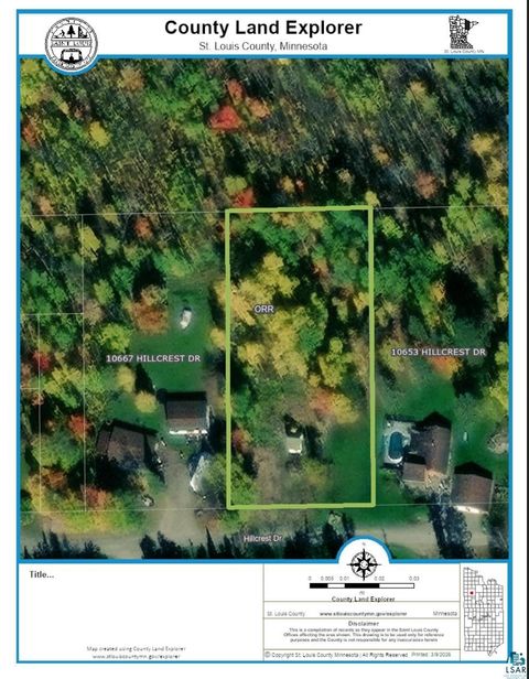 Tiny photo for TBD Hillcrest Dr, Orr, MN 55771 (MLS # 6123954)