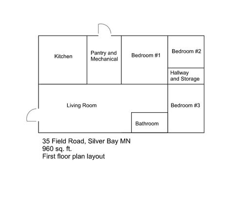 Tiny photo for 35 Field Rd, Silver Bay, MN 55614 (MLS # 6122635)