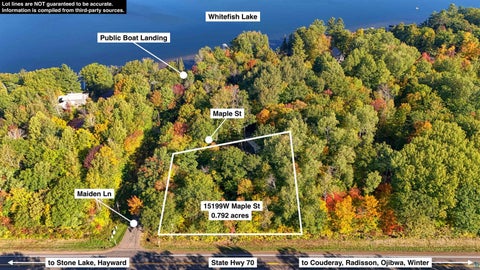 Tiny photo for 15199 W Maple St, Stone Lake, WI 54876 (MLS # 6128193)