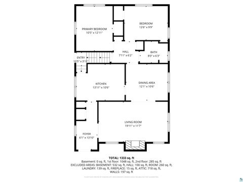 Tiny photo for 109 10th St, Cloquet, MN 55720 (MLS # 6125183)