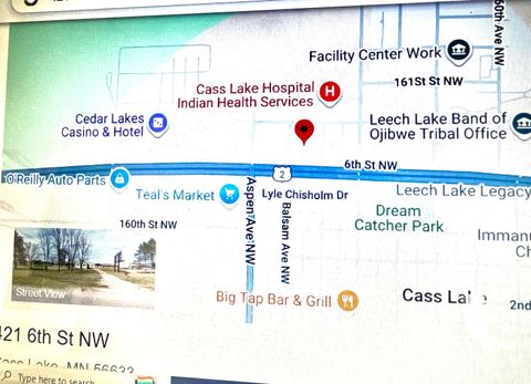 Tiny photo for 421 6th St NW St, Cass Lake, MN 56633 (MLS # 6123402)