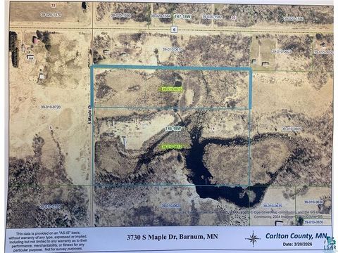 Tiny photo for xxx Maple Dr S, Barnum, MN 55707 (MLS # 6125383)