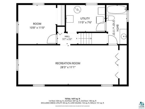Tiny photo for 4735 Portland Rd, Hermantown, MN 55811 (MLS # 6126000)