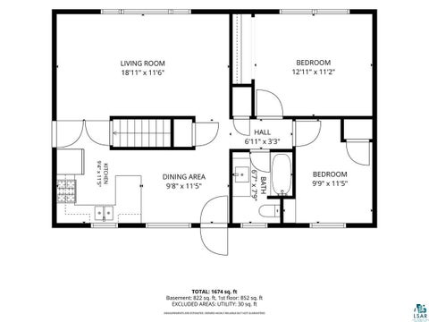 Tiny photo for 1704 Doddridge Ave, Cloquet, MN 55720 (MLS # 6127665)