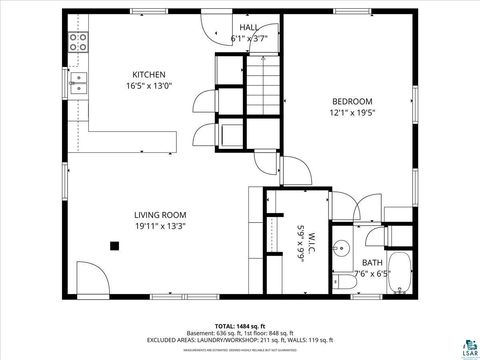 Tiny photo for 804 Slate St, Cloquet, MN 55720 (MLS # 6124493)