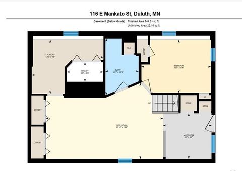 Tiny photo for 116 E Mankato St, Duluth, MN 55803 (MLS # 6122716)