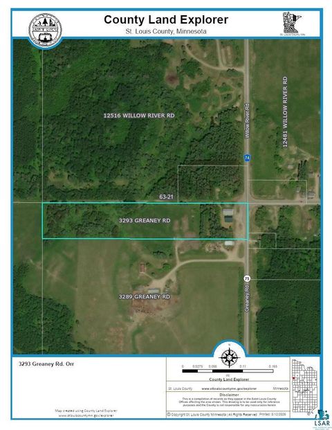 Tiny photo for 3293 Greaney Rd, Orr, MN 55771 (MLS # 6125182)