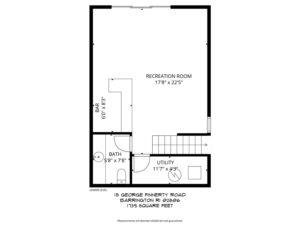 Barrington, Rhode Island, 02806, United States, 1 Bedroom Bedrooms, ,2 BathroomsBathrooms,Residential,Active,2010902