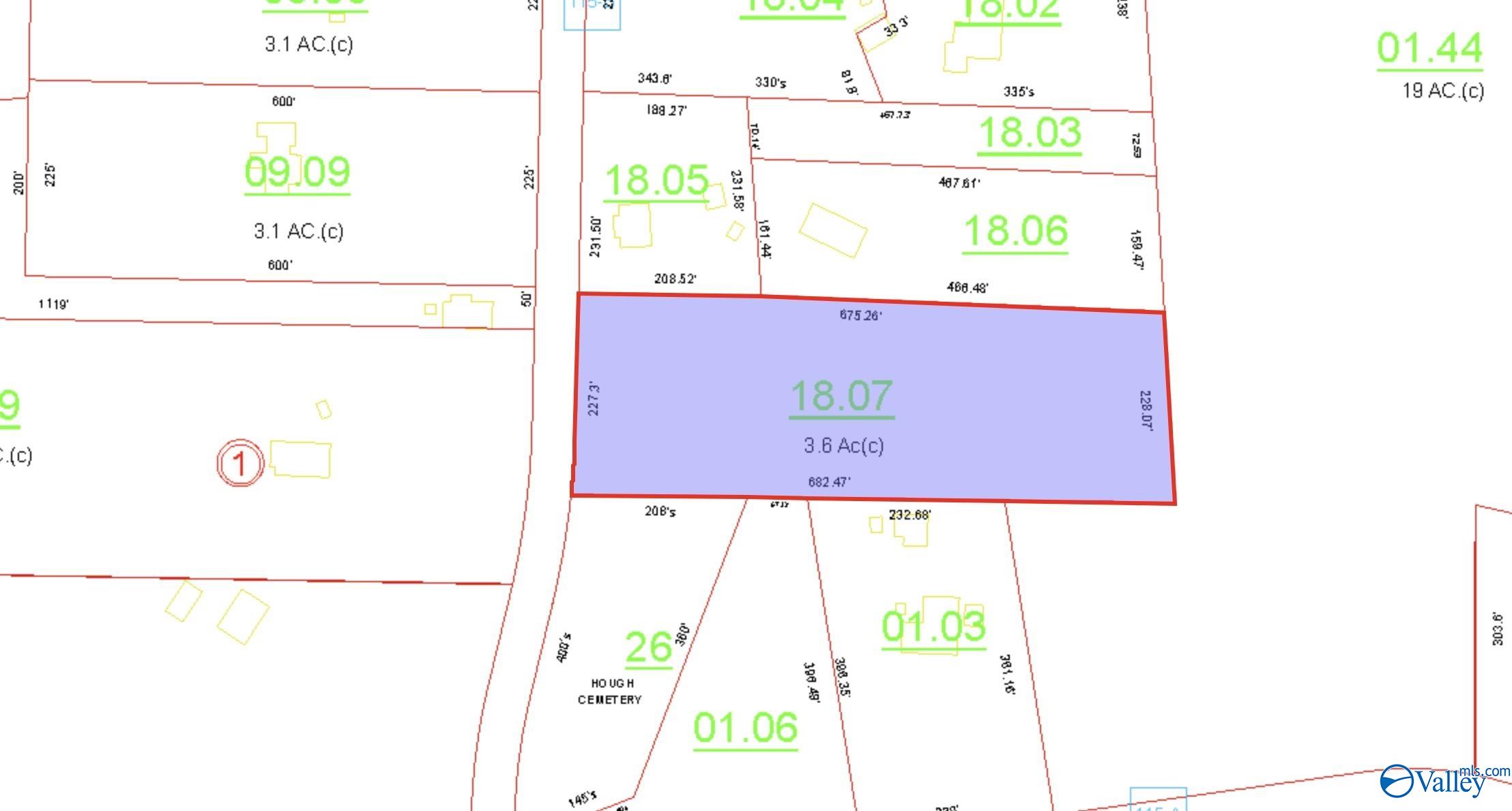 3.6 Acres Hough Road, Laceys Spring, Alabama image 1