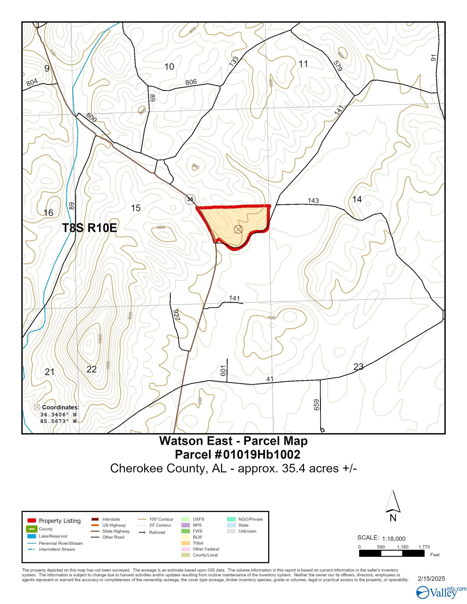 35 Acres Hwy 35, Gaylesville, Alabama image 2