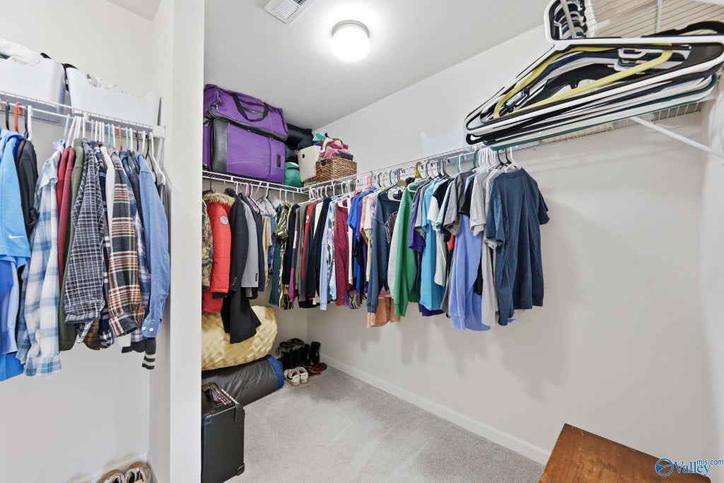 Primary walk-in closet