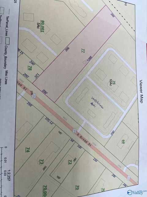 Vacant Land For Sale - 3 ACRES South Broad Street<br/> Jackson County, Scottsboro, AL 35769