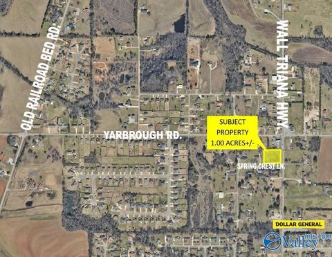 Vacant Land For Sale - LOT 1 Spring Crest Lane<br/> Harvest, AL 35749