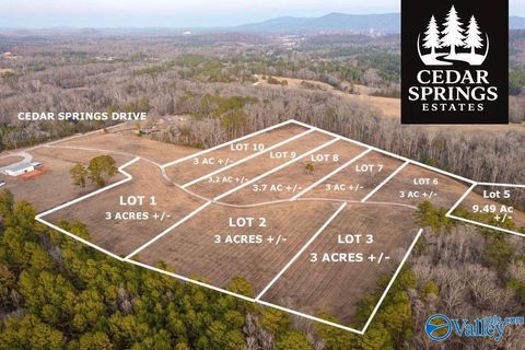 Vacant Land For Sale - LOT 1 Cedar Springs Drive<br/> Jacksonville, AL 36265
