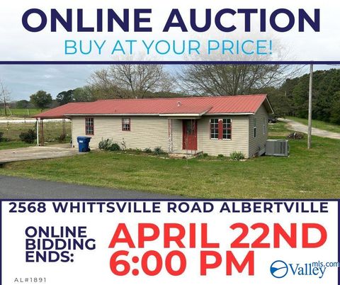 Homes For Sale - 2565 Whitesville Road<br/> Albertville, AL 35950
