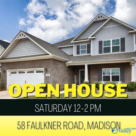 Homes For Sale - 58 Faulkner Road<br/> Limestone County, Madison, AL 35756