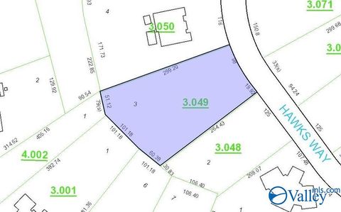 Vacant Land For Sale - 4011 Hawks Way<br/> Huntsville, AL 35811