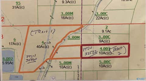 Vacant Land For Sale - 50 ACRES County Road 7<br/> Jackson County, Woodville, AL 35776