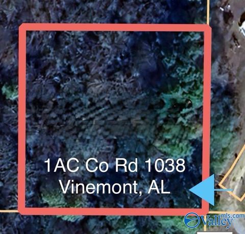 Vacant Land For Sale - 1AC County Road 1038<br/> Vinemont, AL 35179