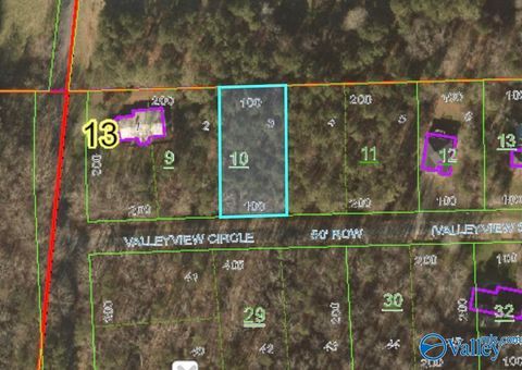 Vacant Land For Sale - .46 LOT Valley View Street<br/> Etowah County, Hokes Bluff, AL 35903