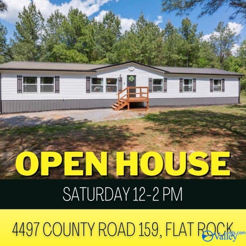 Mobile Home For Sale - 4497 County Road 159<br/> Flat Rock, AL 35966