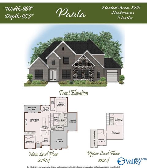 Homes For Sale - PAULA PLAN Mable Trace<br/> Madison, AL 35756